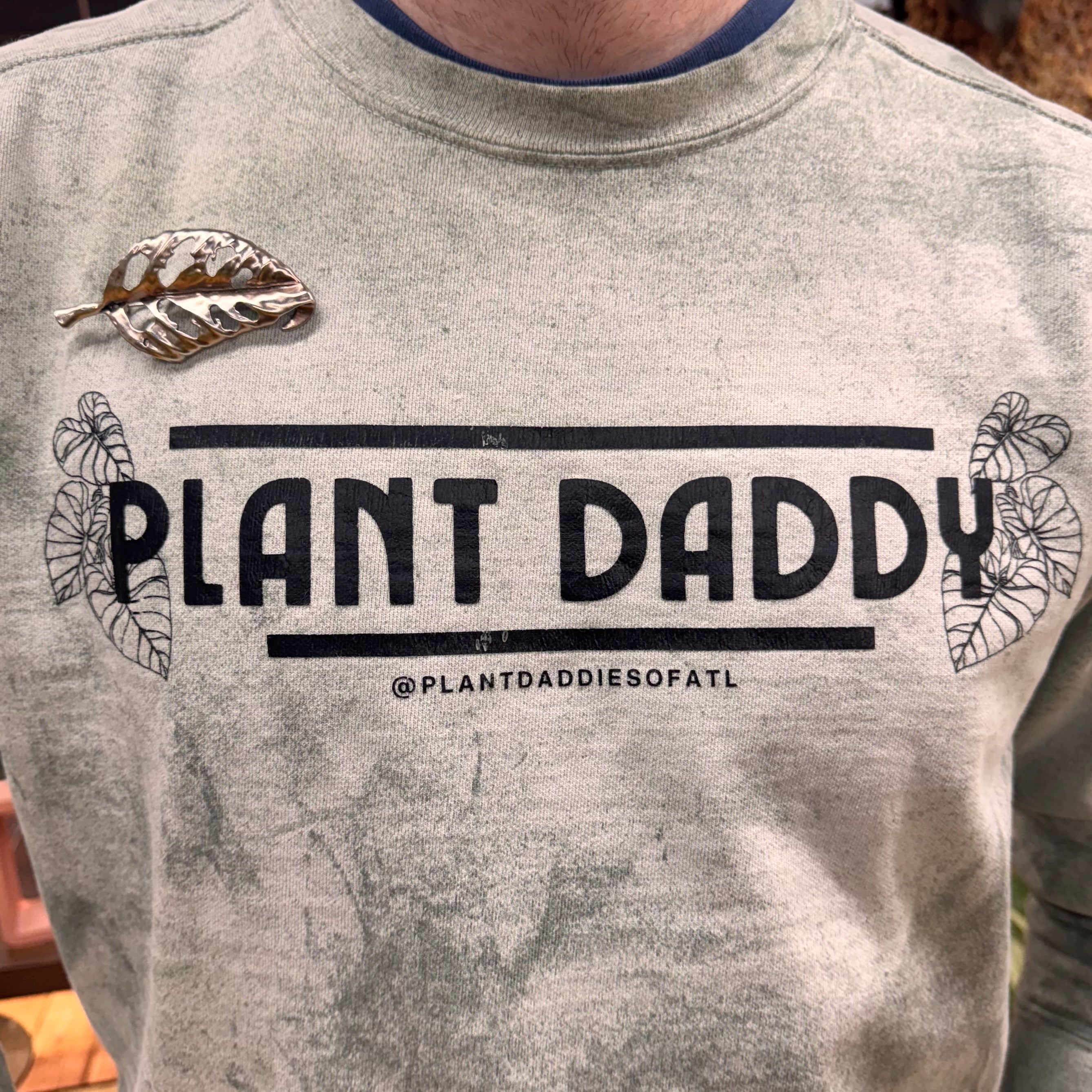 Monstera Leaf Metal Pin