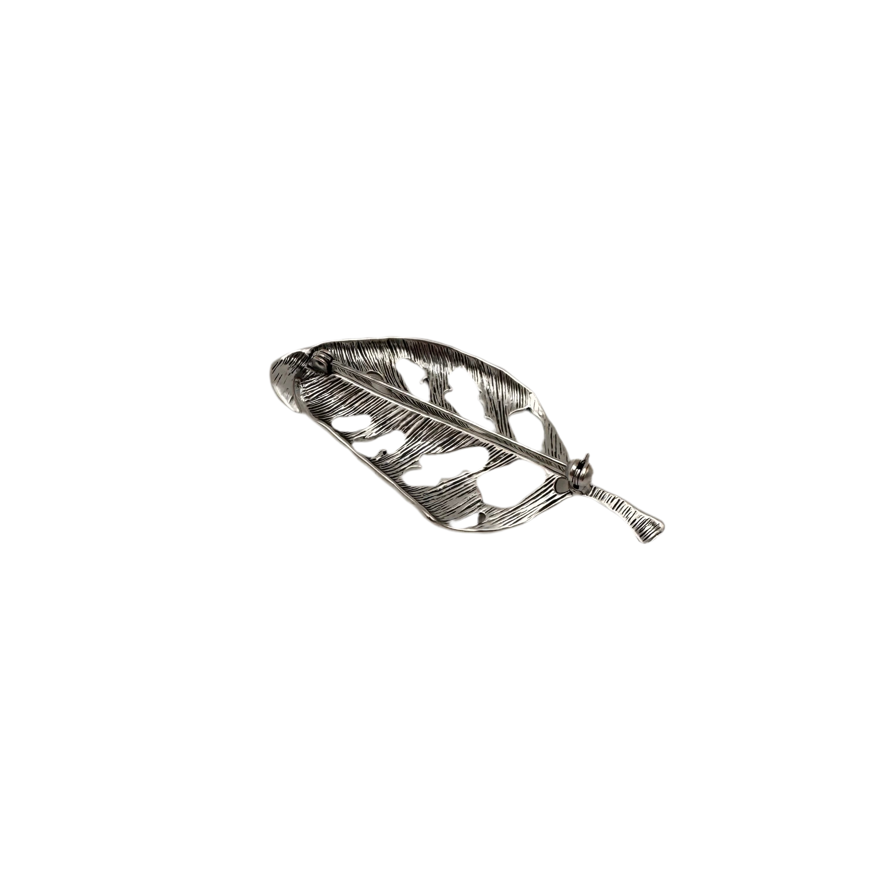 Monstera Leaf Metal Pin