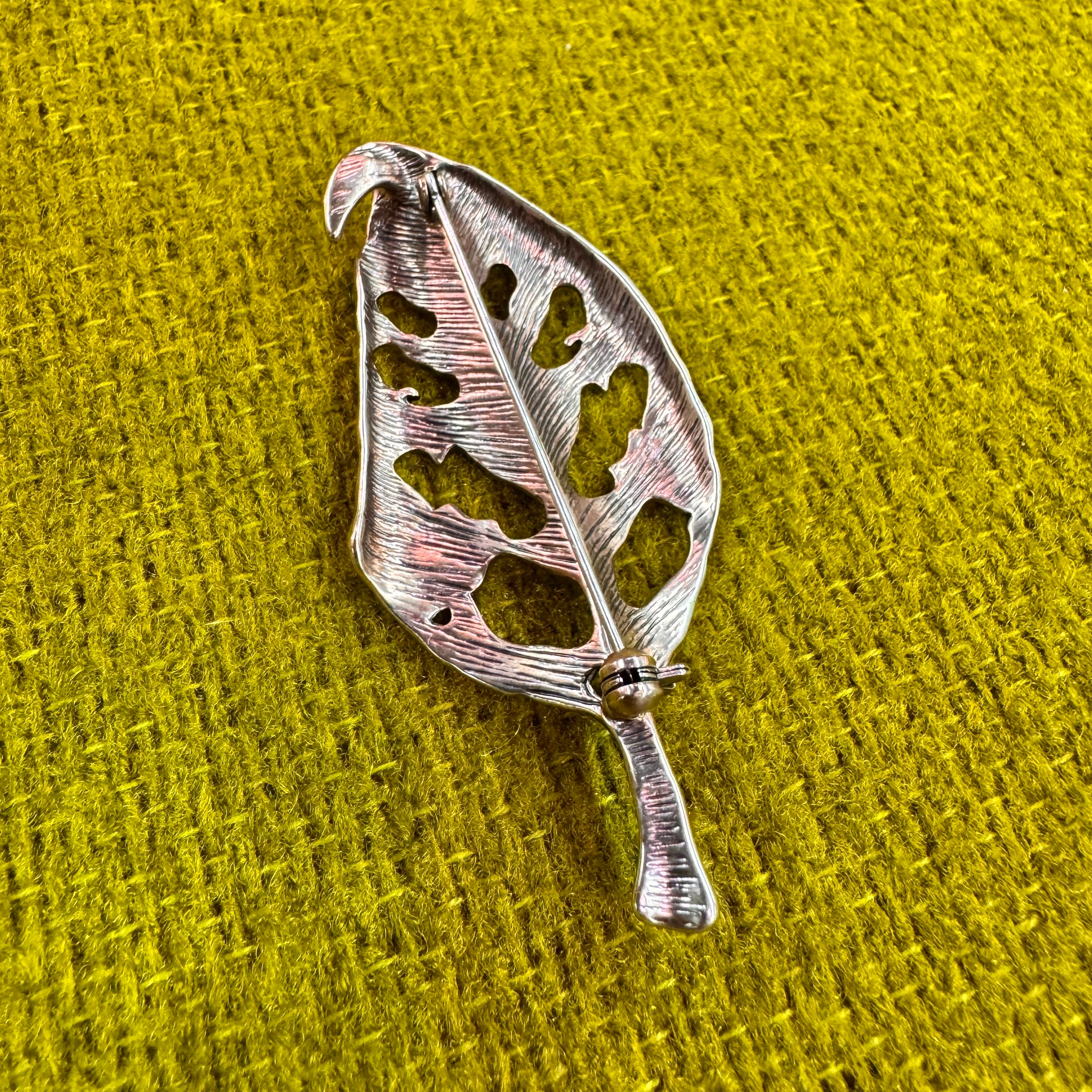 Monstera Leaf Metal Pin
