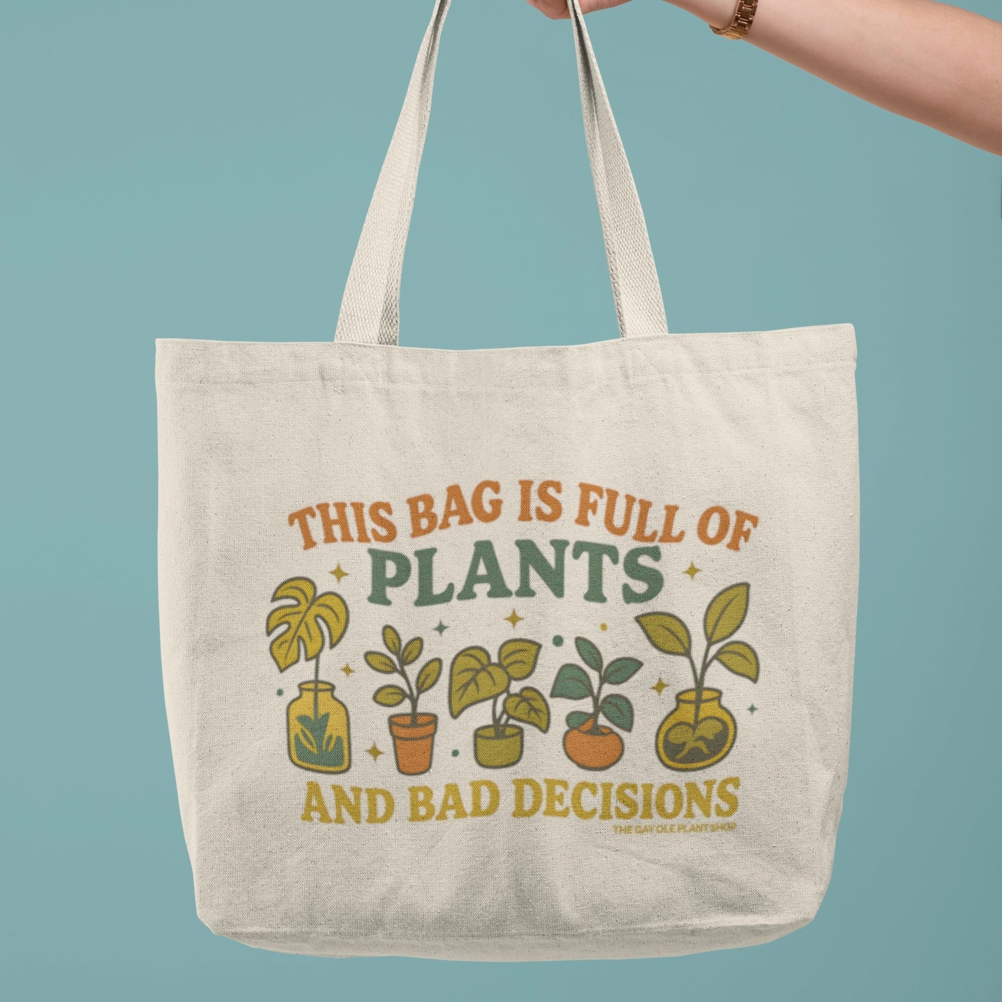 Plants & Bad Decisions Tote Bag