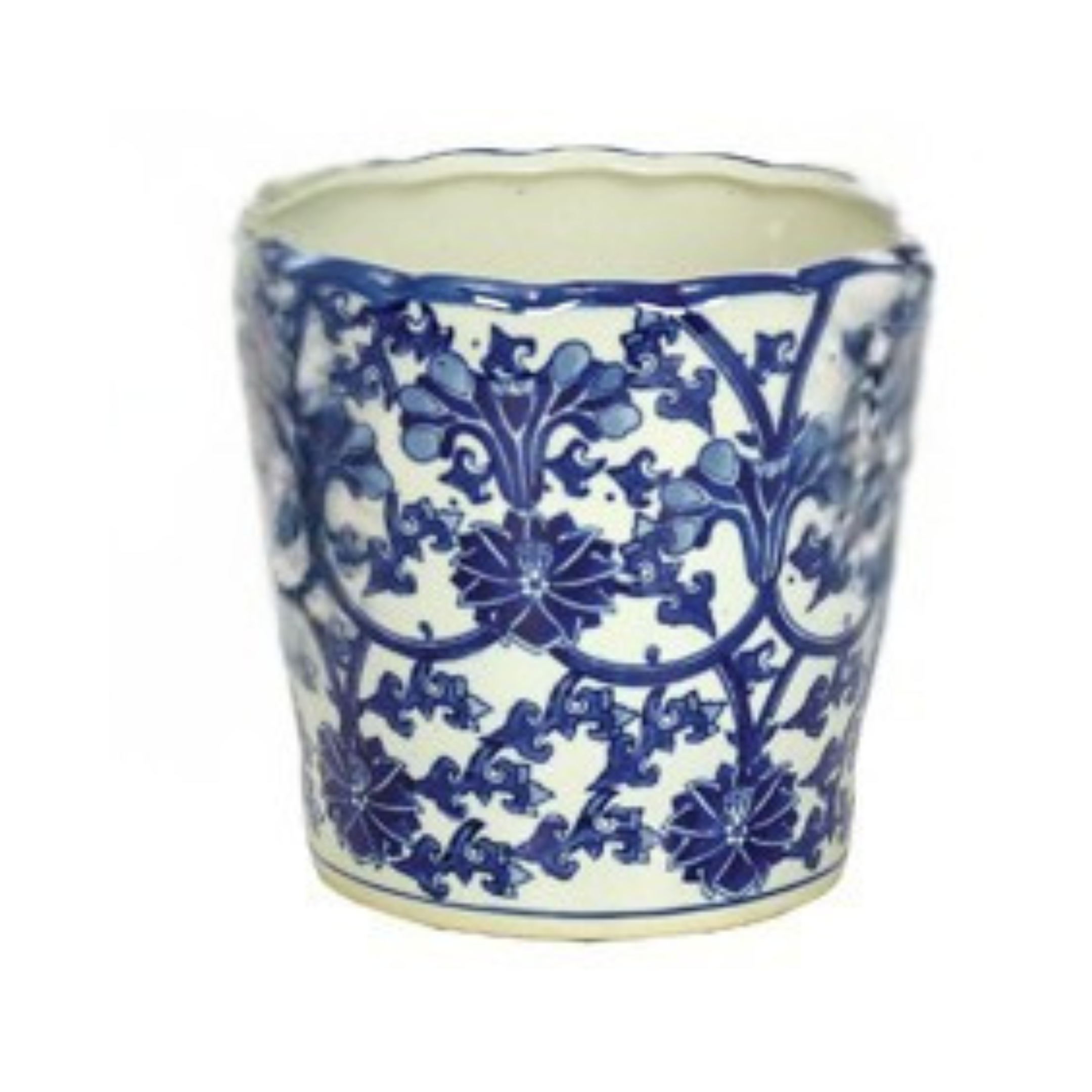 Blue & White Large Planter