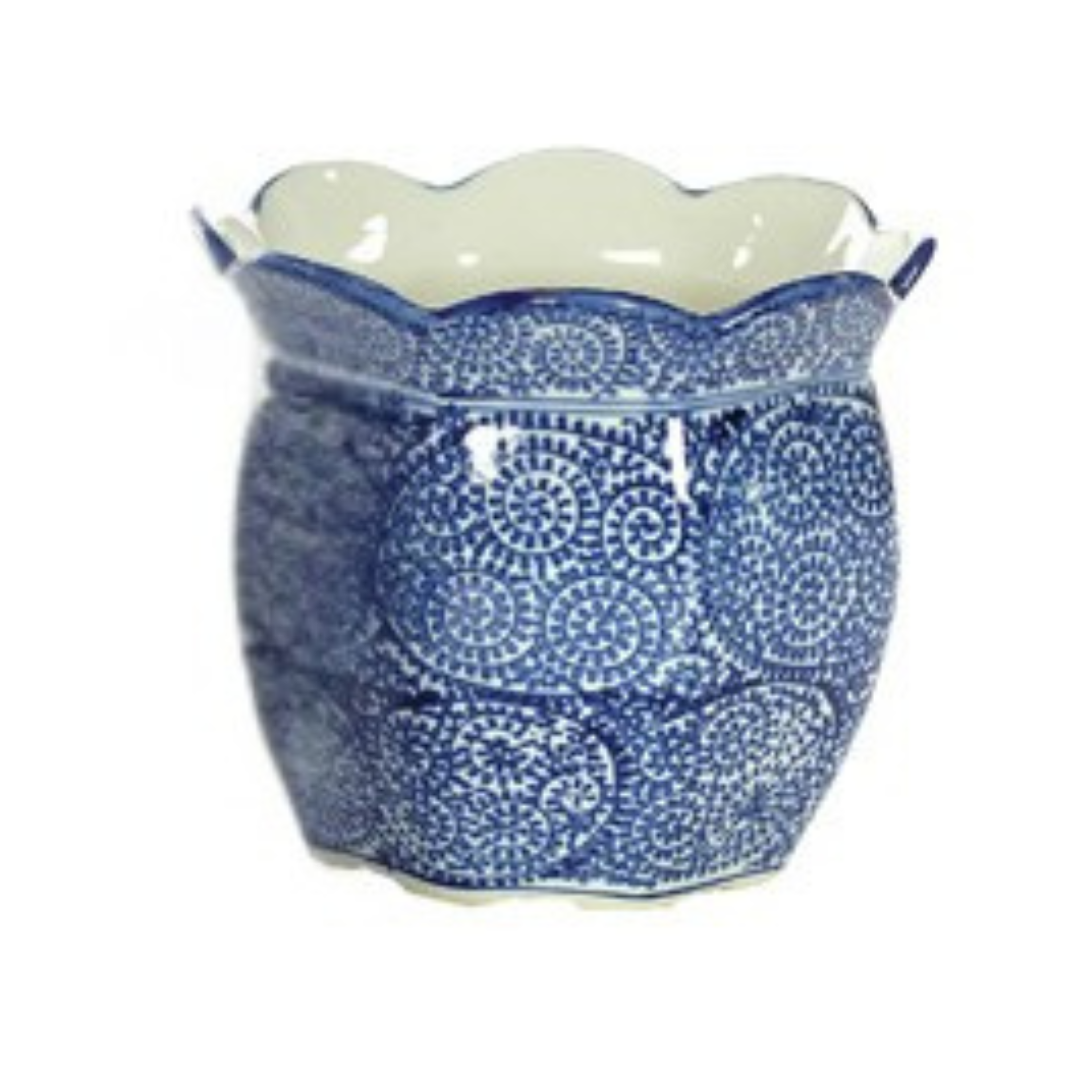 Blue & White Large Planter