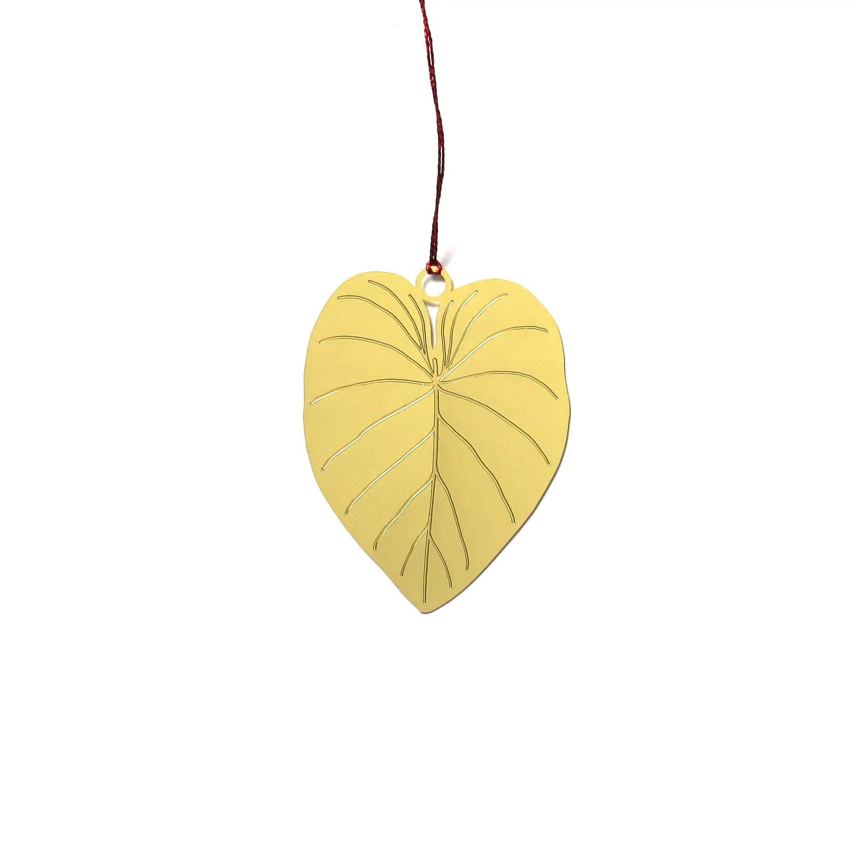 Plant Leaves Mini Brass Ornament Set