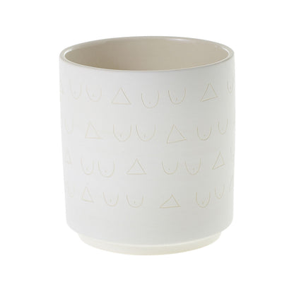 Triangles and Tatas Pot 4.5&quot; x 4.75&quot;