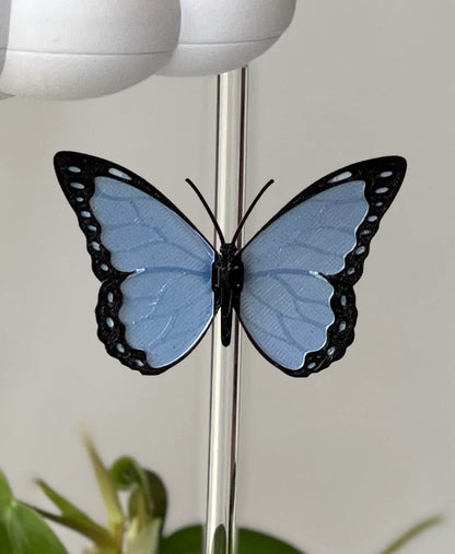 Blue Butterfly Charm (Add-On) — For Dripping Rain Cloud