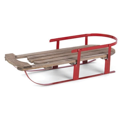 Vintage Wooden Snow Sled