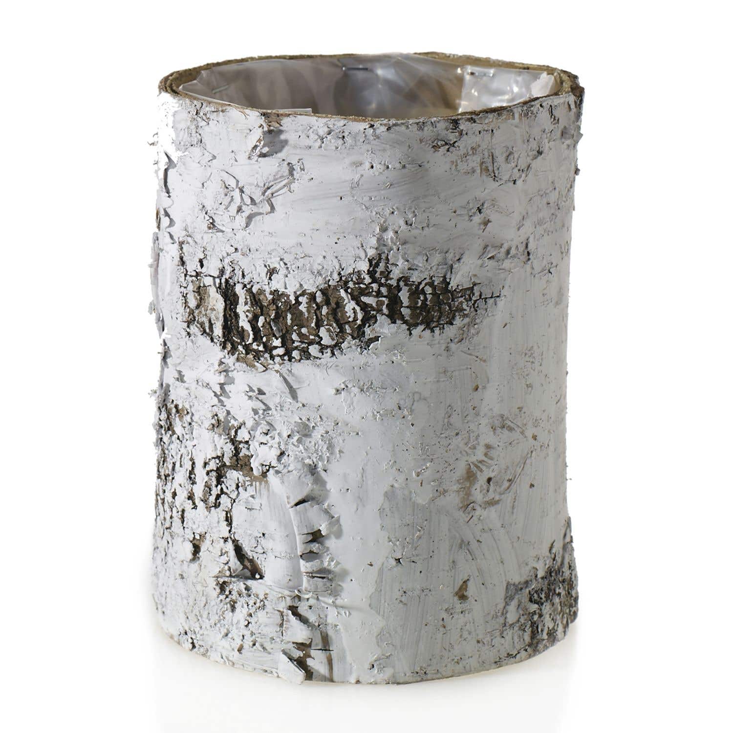 White Birch Pot