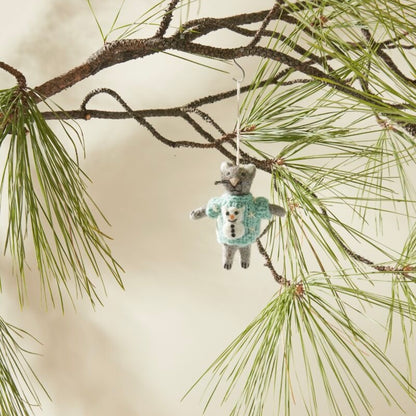 Cat in an Ugly Sweater Ornament – Set of 4