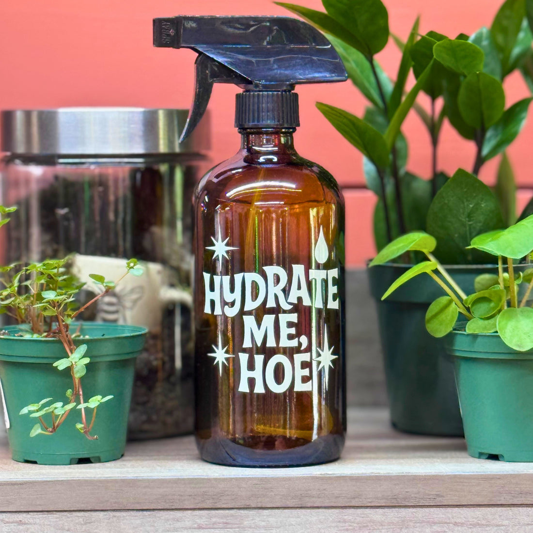 &quot;Hydrate Me, Hoe&quot; Spray Bottle