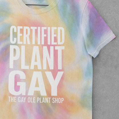 Tie-dye t-shirt with &