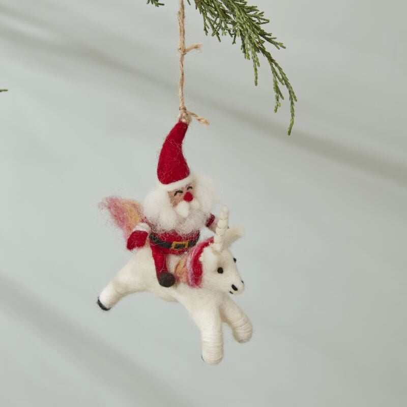 Fantastic Santa Ornament — Set of 2