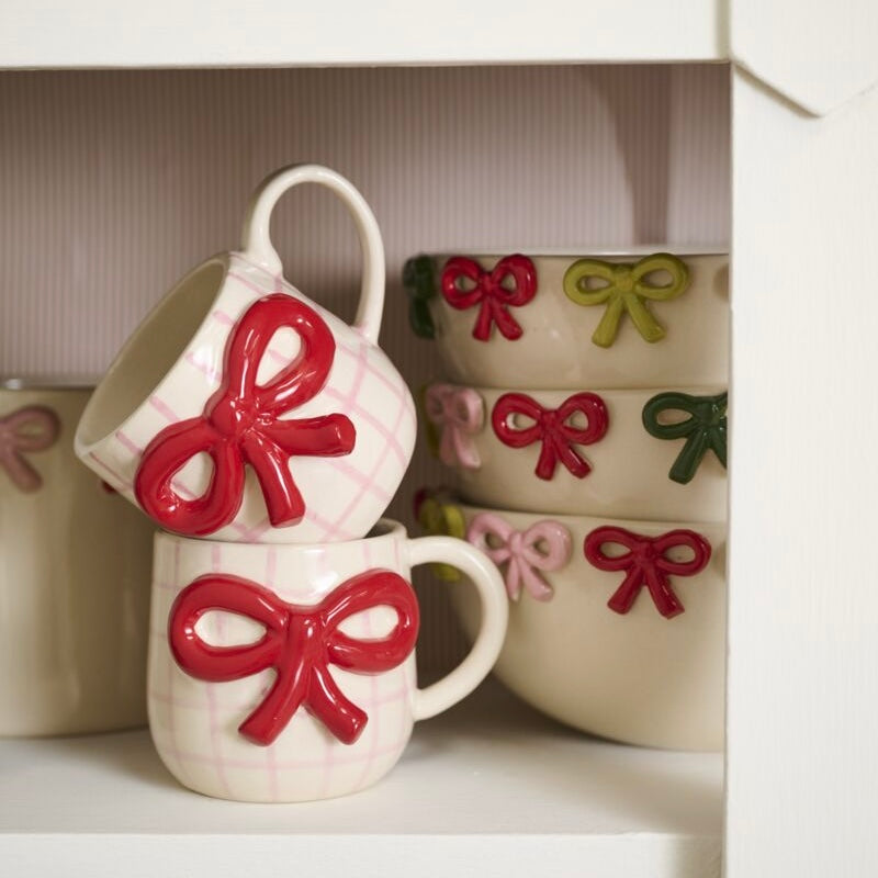 Red Bow Mug