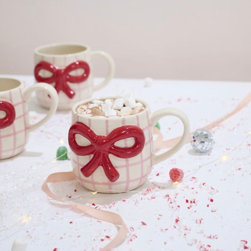 Red Bow Mug