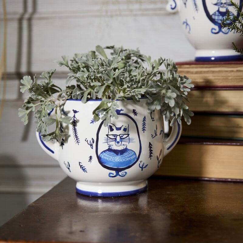 E+E Portrait Pot – Eloise 7&quot; x 5.25&quot; x 4.75&quot;