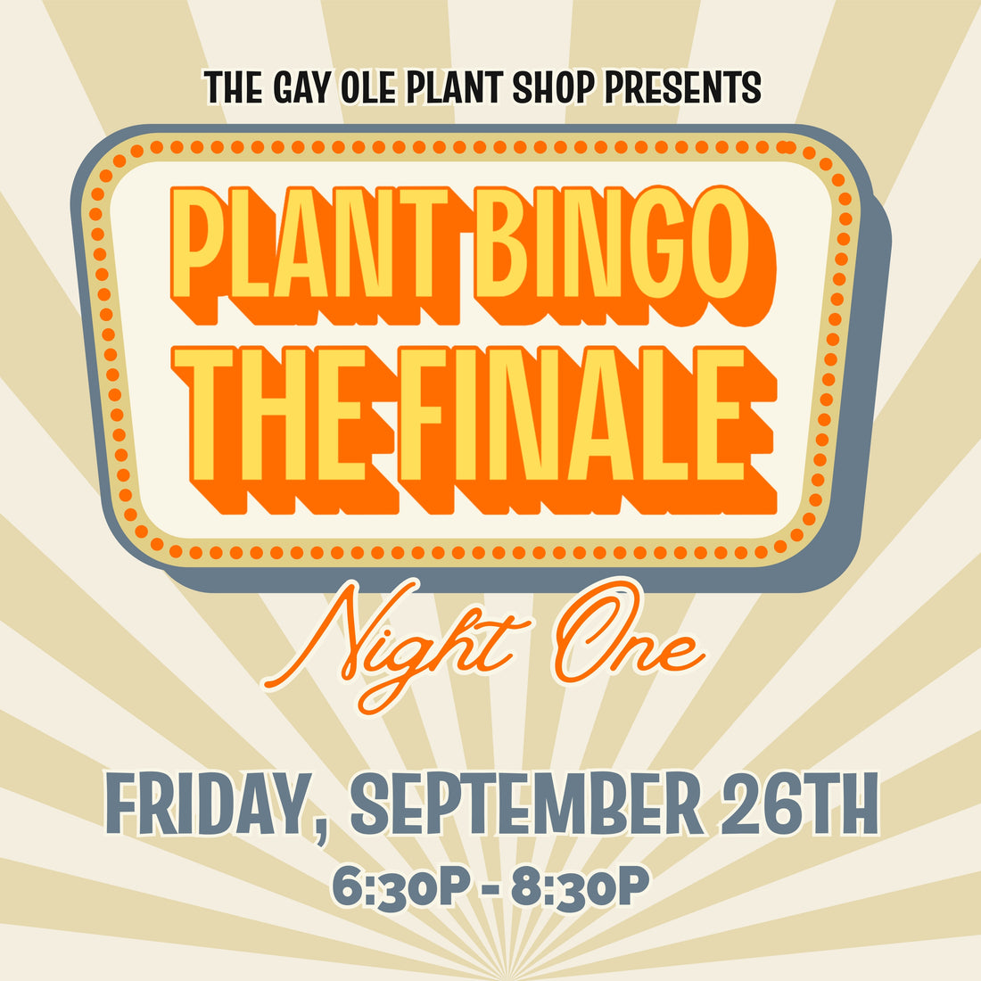 Plant BINGO