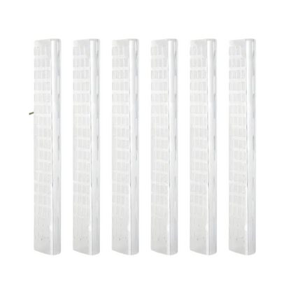 D-Shaped Transparent Moss Pole 15&quot;