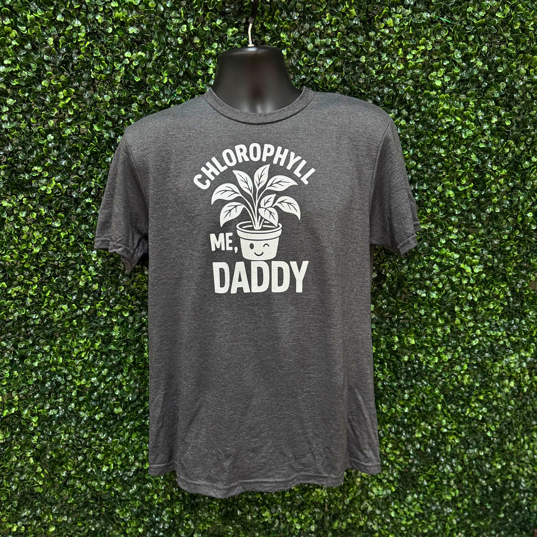 Gray t-shirt with &