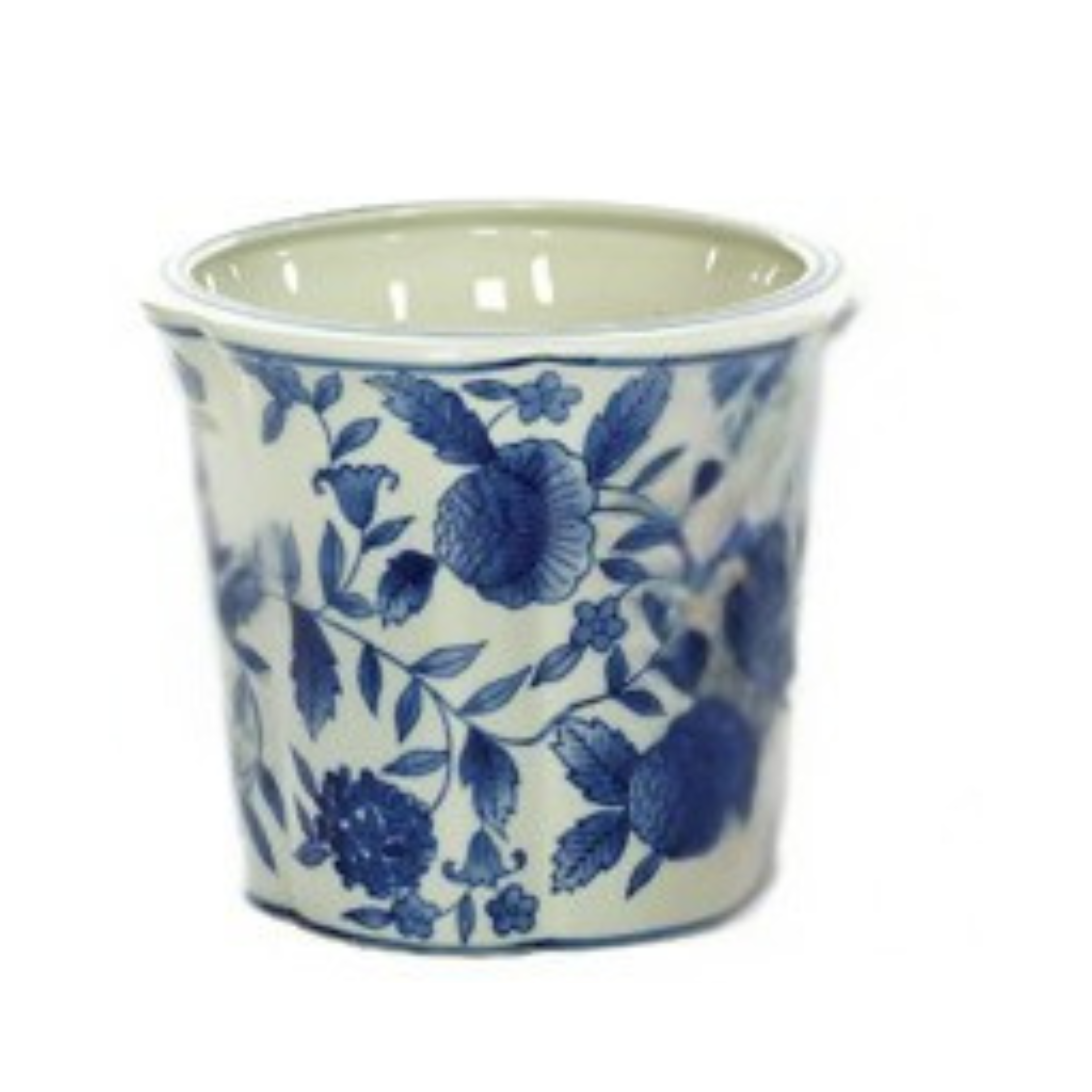 Blue &amp; White Large Planter