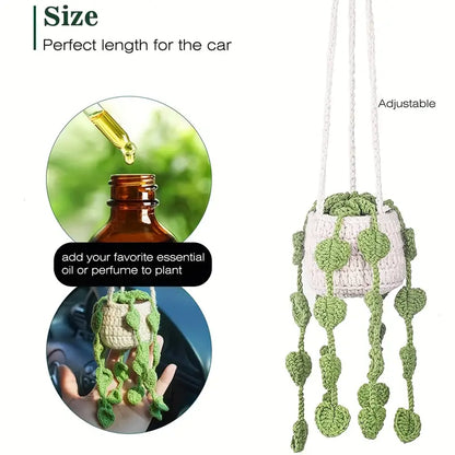 Crochet Hanging Plant Basket