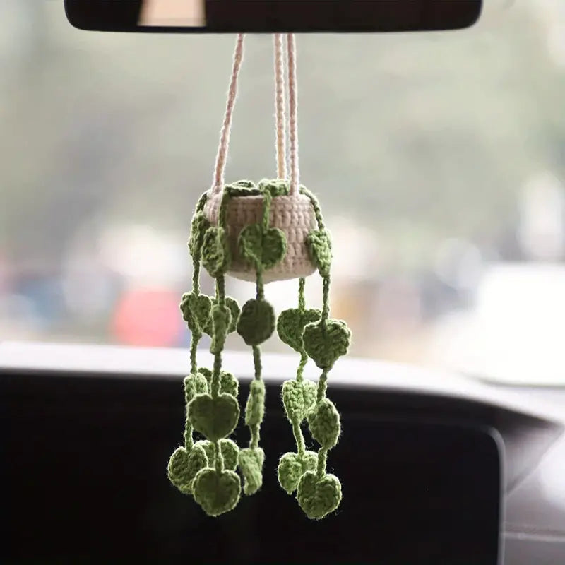 Crochet Hanging Plant Basket