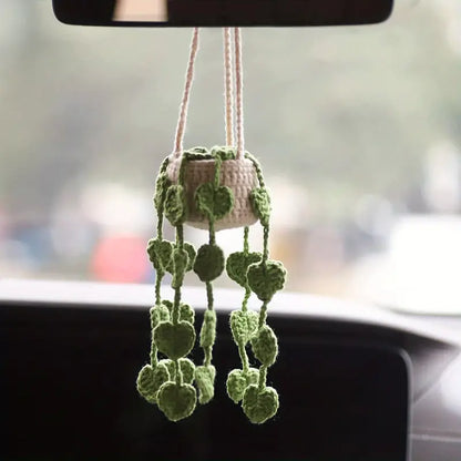 Crochet Hanging Plant Basket