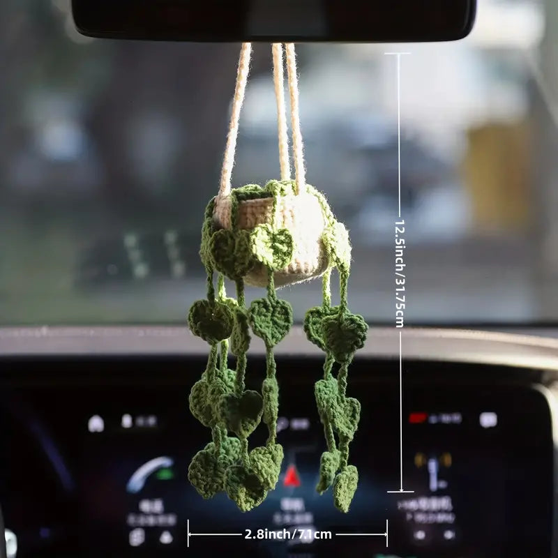 Crochet Hanging Plant Basket