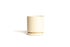 gemstone cylinder pot for live plants almond colored